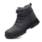 All-Season Steel Toe Safety Boots - Anti-Slip, Puncture-Proof, Smash-Resistant Lightweight  Work shoe