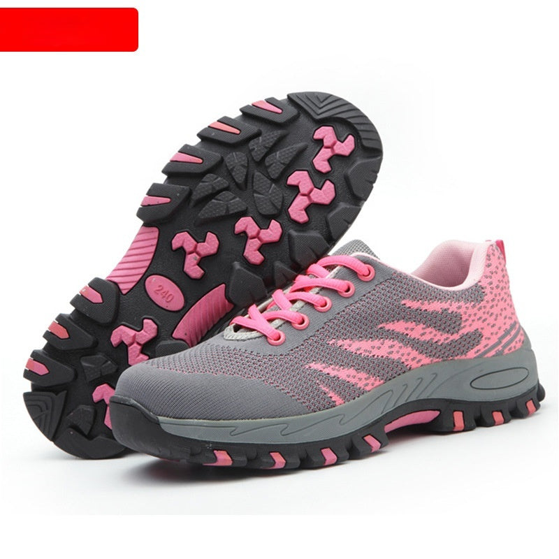 Women’s Steel Toe Safety Sneakers Comfortable, Lightweight, Impact Resistant and Wear Resistant